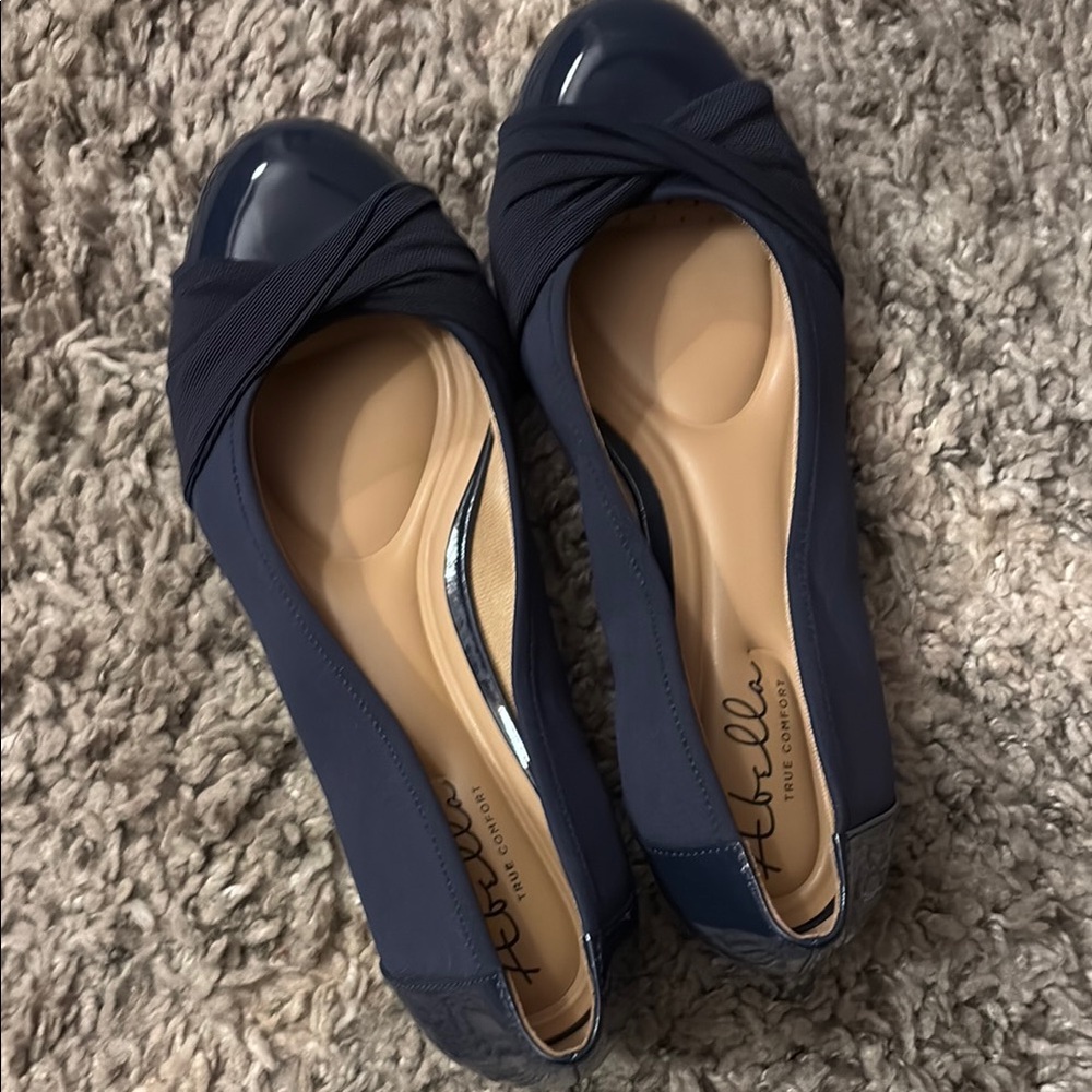 Abella Navy Blue Women's Shoes